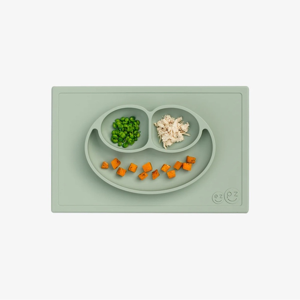 EZPZ Happy Mat - Placemat with Built-in Plate